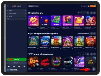 Nine casino android