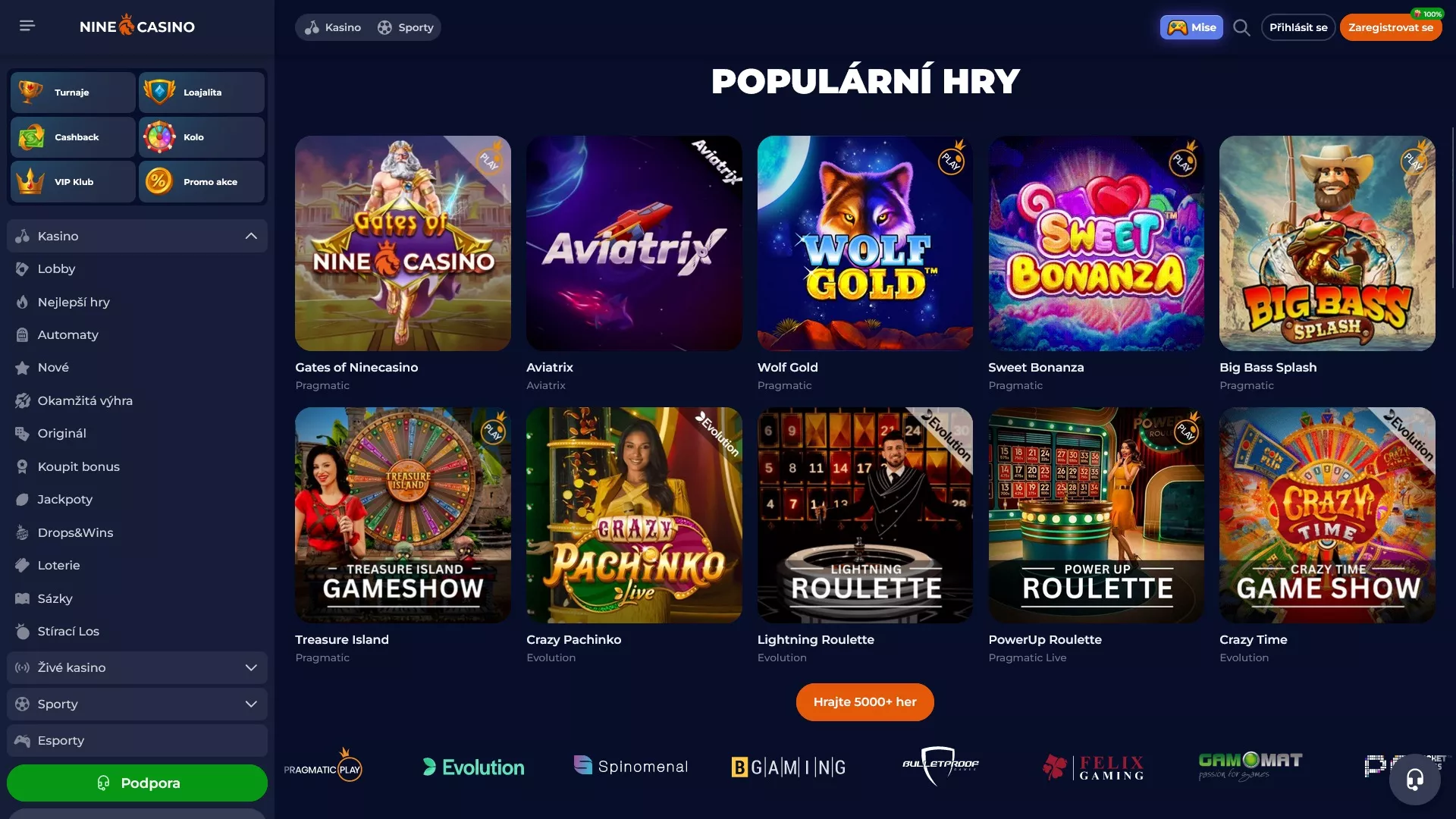 Nine casino android